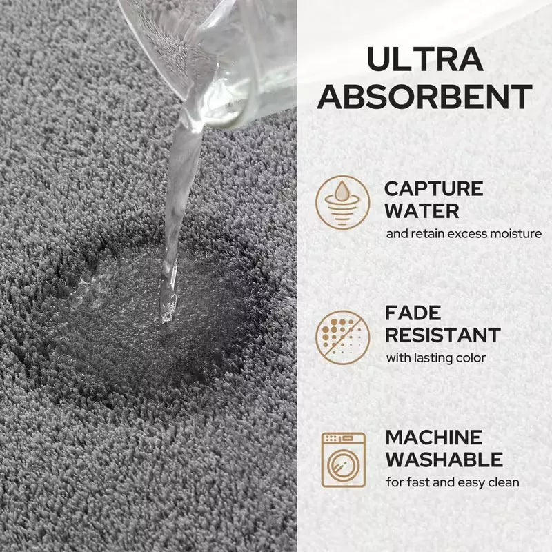AbsorboMat: The Super Absorbent Luxurious Floor & Bath Mat